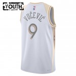 Maillot NBA Chicago Bulls Nikola Vucevic Nike 2024-25 City Edition Blanc Swingman - Enfant